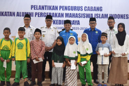Pelantikan Pengurus IKA PMII Kediri Raya, Gus Qowim: Berkhidmat bagi Kemaslahatan Umat