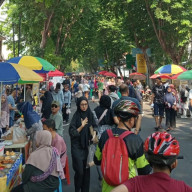 Diduga Ada Pungli Kepada Pelaku UMKM Car Free Day Gresik, Disparekrafbudpora Bakal Sanksi