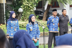 Mbak Wali Tegaskan Kesiapsiagaan Hadapi Musim Hujan saat Pimpin Apel Pagi