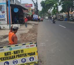 Pelebaran Jaringan PDAM Wiyung Surabaya, Tak Hambat Aktivitas Warga