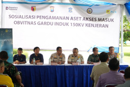 PLN UPT Surabaya Sosialisasikan Pengamanan Obvitnas