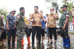 Bupati Sidoarjo Gandeng ITS Kaji Penyebab Banjir Desa Kedungbanteng Tanggulangin