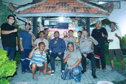 Bupati dan Kapolres Gresik Keliling Keamanan Hingga Larut Malam