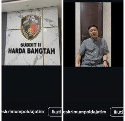 Tersangka Hermanto Oerip Muncul di Instagram Resmi Polda Jatim, Kuasa Hukum Pelapor Protes