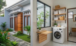 Desain Rumah di Lahan Bekas Kontrakan yang Kecil tapi Tetap Stylish