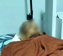 Tabrak Lari di Depan Masjid Jamik, Seorang Kakek Patah Kaki