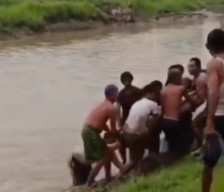 Hendak Menolong Rekan, Warga Pemalang Tenggelam di Sungai Kedung Dongkol