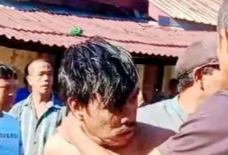 Ketahuan, Perampok Dihajar Massa hingga Babak Belur