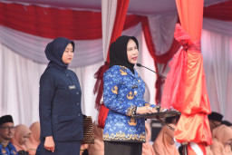 Wabup Sidoarjo Pimpin Upacara Bendera HUT Korpri