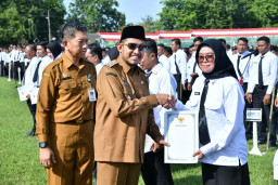 Lantik 5.224 PPPK Paruh Waktu, Bupati Sumenep Harap Layanan Publik Makin Kuat hingga Desa dan Kepulauan