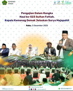 Surya Majapahit Dibacakan pada Peringatan Haul Kanjeng Sultan Fatah Demak