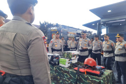 Penguatan Penanganan Bencana Sumatera, Wakapolri Cek Kesiapan Pasukan di Mako Brimob Depok