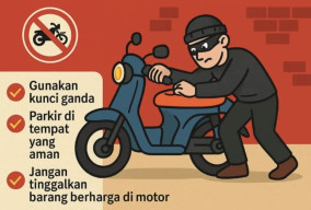 Kepolisian Gresik Buru Komplotan Curanmor Meresahkan