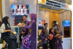 Kota Kediri Tampil di Jogja City Expo 2025, Kenalkan Tenun Ikat dan Potensi Wisata