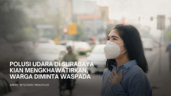 Polusi Udara di Surabaya kian Mengkhawatirkan, Warga Diminta Waspada