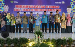 Hadiri Peresmian Salim Sport Center MAN 2 Kota Kediri, Gus Qowim Optimis Jadi Energi Baru Untuk Raih Prestasi