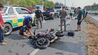 Moge Tabrak Motor yang Sedang Menyeberang, Dua Tewas