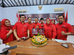 Rayakan Ultah Megawati ke-79, PDI-P Ponorogo Syukuran dan Rakor Re-Organisasi PAC