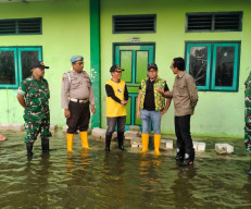 Tinjau Banjir Bengawan Jero Lamongan, Ahmad Labib Bakal Sampaikan Aspirasi ke Presiden