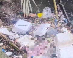 Mayat Bayi Ditemukan di Tumpukan Sampah Sungai Deli Serdang