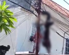 Kesetrum, Teknisi WiFi Nyaris Tewas Bergelantungan saat Pasang Kabel