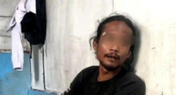 Usai Aniaya Istri dan Anak Tiri, Pria Ini Santai Tertawa