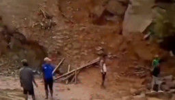 Tambang Batu Rakyat Longsor, Pekerja Tewas Tertimbun
