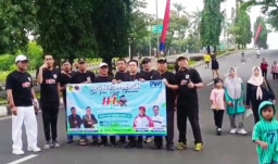 Sambut HPN 2026, PWI Kabupaten Bogor Gelar Bersih-Bersih di Kawasan Car Free Day