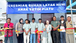 Unit Rumah Diserahkan kepada Lima Yatim Piatu Bersaudara dari LSM Cakrawala Keadilan 