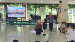 Polsek Serpong Berikan Edukasi Tertib Berlalu Lintas di KB-TK Santa Ursula BSD
