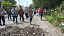 Wabup Sidoarjo Targetkan Perbaikan Jalan Rusak dan Jembatan Rampung Sebelum Lebaran