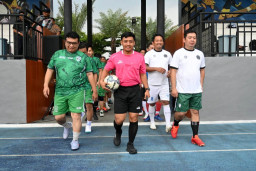 Laga Persahabatan Mini Soccer BRI-KAI Pererat Hubungan Antarinstansi