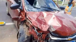 Mobil Kehilangan Kendali Tabrak Pesepeda, Pasutri Tewas