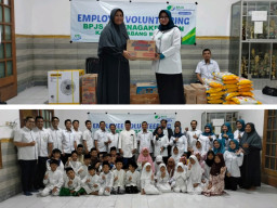 BPJS Ketenagakerjaan Madiun Employee Volunteering di Yayasan Yatim Piatu