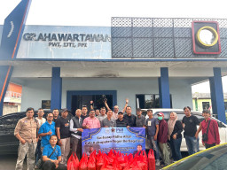 Cari Ridha Ilahi, PWI Kab.Bogor Santuni Anak Yatim dan Bagikan Takjil 