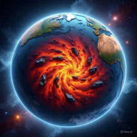 1,6 Kuadriliun Ton Emas Terkubur di Inti Bumi  