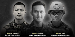 Jenazah 3 Prajurit TNI Gugur di Lebanon Tiba di Tanah Air