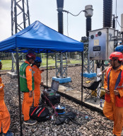 PLN Lakukan Pemeliharaan Bay Kapasitor di GI 150kV Sidoarjo, Pastikan Listrik Tetap Andal