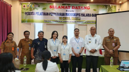 Bupati Nias Utara Membuka Secara Resmi Pelatihan Bagi Tenaga ATLM Untuk Penyegaran Mikroskopis Malaria