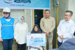 Raju Minropa Dampingi Direktur PLN Tinjau Program Listrik Desa di Kuranji