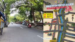 Penutupan Jalan Kawi Dimulai Hari Ini, Dishub Kota Kediri Minta Warga Atur Perjalanan