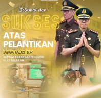 Kajati Sumut Lantik 6 Kajari Baru, Imam Fauzi Resmi Jabat Kajari Nias Selatan