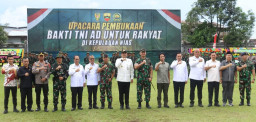 Akselerasi Infrastruktur Nias: Karya Bakti TNI AD Resmi Dibuka untuk Pangkas Isolasi Wilayah