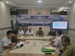 Perkuat Perlindungan Pekerja, BPJS Ketenagakerjaan Gelar Rakor UCJ Kabupaten Gresik