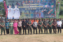 Program TNI di Bojonegoro Perkuat Pembangunan Infrastruktur Perdesaan, Ini yang Dilakukan