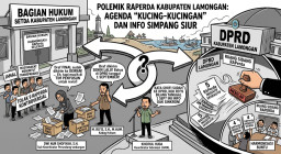 Kontroversi Raperda Lamongan Kian Memanas, Informasi Internal Bagian Hukum Dipertanyakan