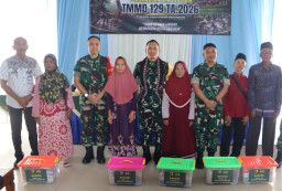 Tim Wasev TMMD 129 Bojonegoro Bawa Tali Asih dan Harapan untuk Warga Kesongo