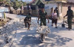 Ketika Keringat Satgas TMMD 129 Bojonegoro dan Warga Kesongo Menyatu Demi Jalan Masa Depan