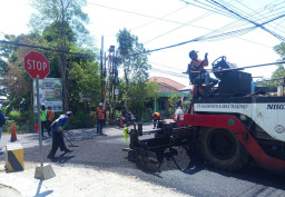 Dukung Akses Destinasi Wisata, Empat Ruas Jalan Kota Madiun Diperbaiki Dinas PU PR