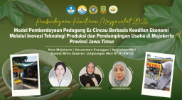 Pedagang Es Cincau Mojokerto Naik Kelas Melalui Program Pengabdian kepada Masyarakat Dosen Universitas Narotama
